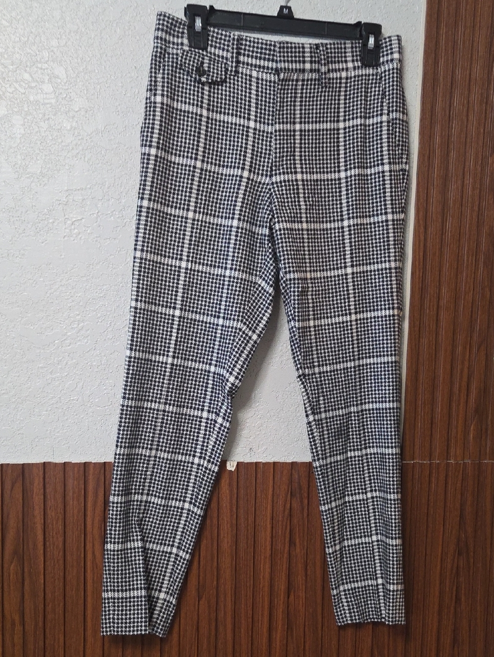 ASOS Black and White Checked Slim Dress Pants 30x30